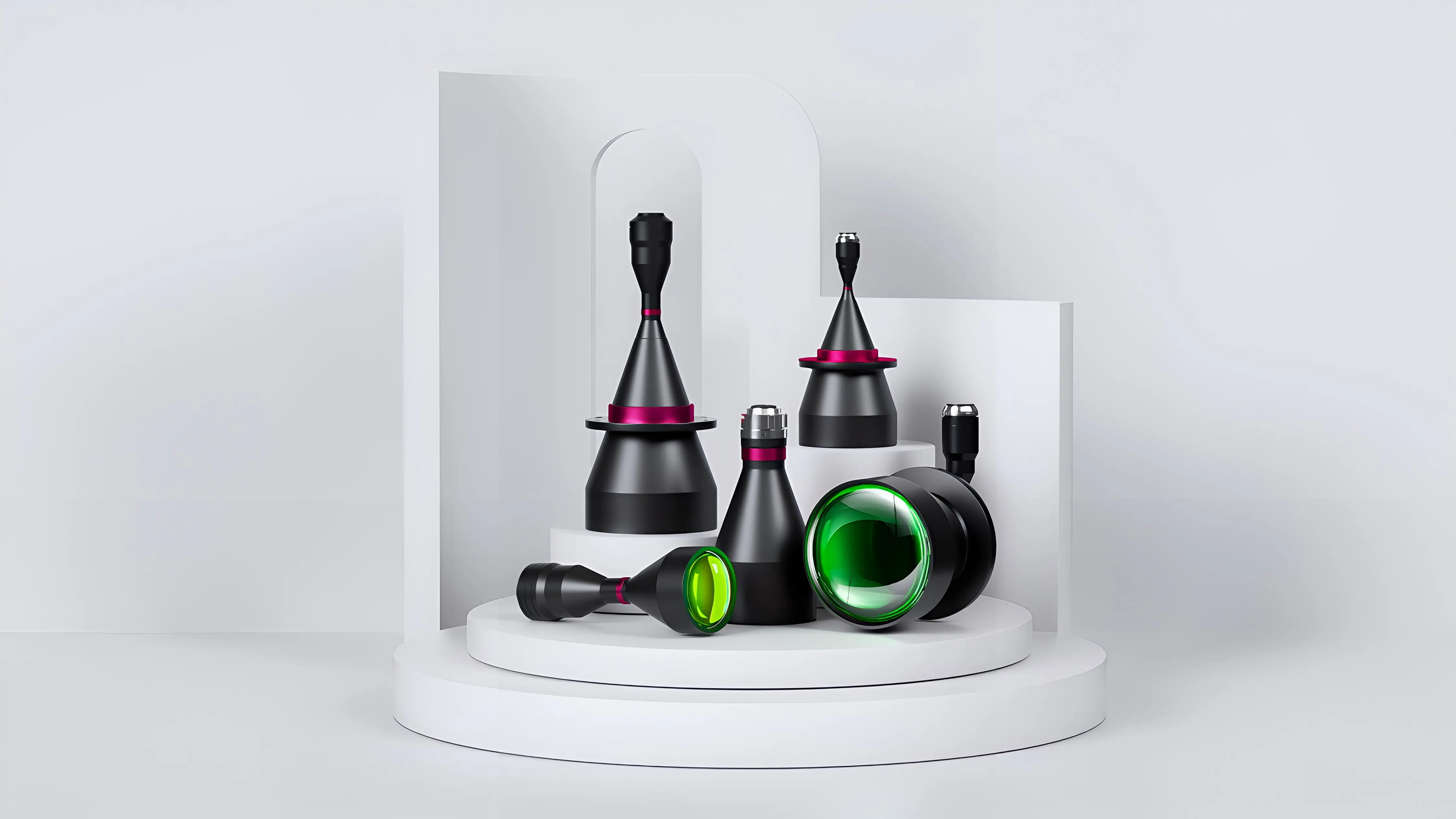 COOLENS machine vision optics display