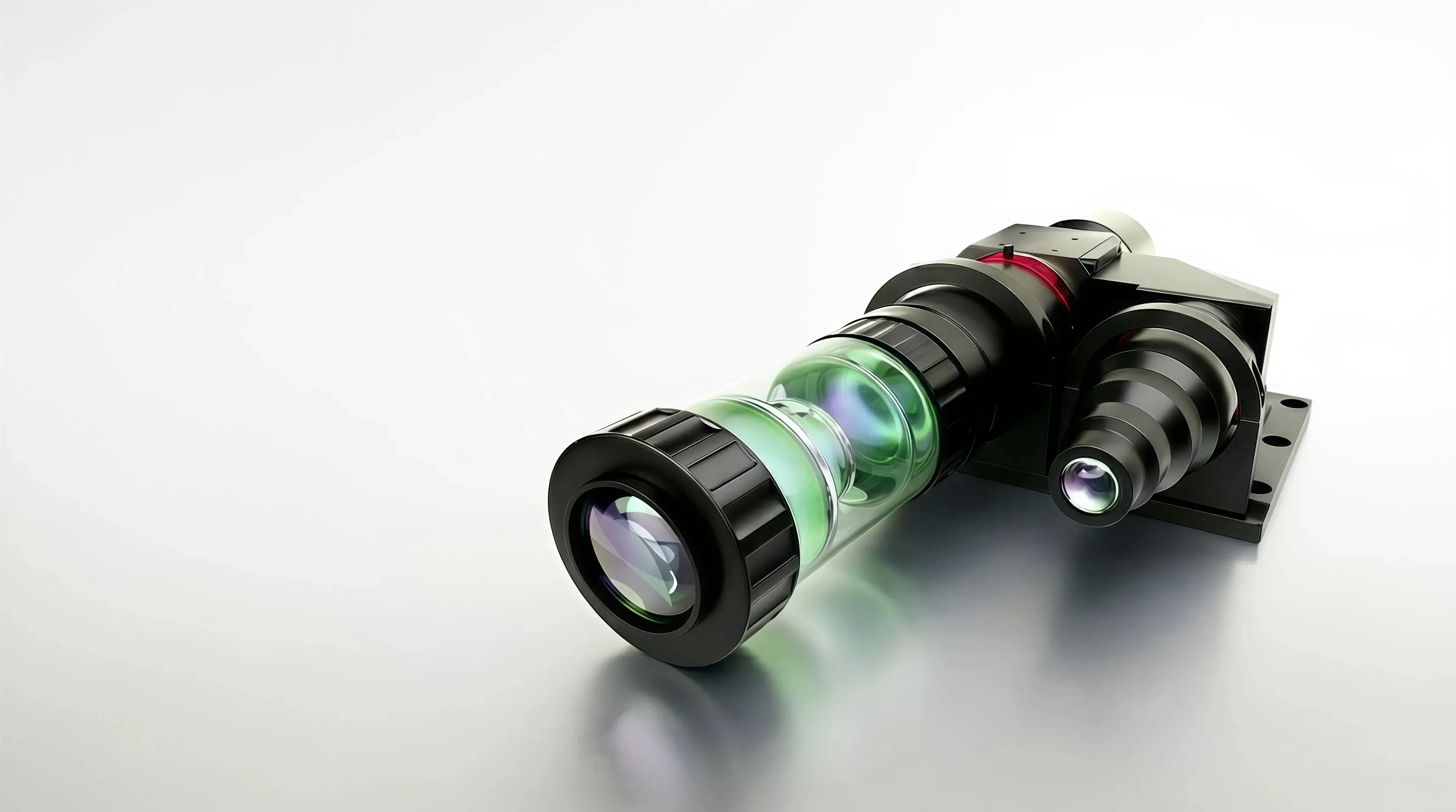Industrial optical inspection setup